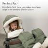 imageUPPAbaby Cozy V2 Bundle Includes CozyGanoosh 2in1 Seasonal Footmuff and CozyHandmuff Easily Attaches to Stroller UltraPlush ZipOut Liner WeatherRepellent  Evelyn Meadow GreenEvelyn Meadow Green