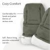imageUPPAbaby Cozy V2 Bundle Includes CozyGanoosh 2in1 Seasonal Footmuff and CozyHandmuff Easily Attaches to Stroller UltraPlush ZipOut Liner WeatherRepellent  Evelyn Meadow GreenEvelyn Meadow Green