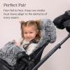 imageUPPAbaby Luxe Cozy Bundle Includes CozyGanoosh Luxe 2in1 AllSeason Footmuff and Luxe CozyHandmuff Easily Attaches to Stroller UltraPlush ZipOut Liner Weatherproof  Lyla Onyx Nylon