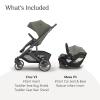 imageUPPAbaby Cruz V3 Stroller  Mesa V3 Car Seat Travel System Combo  Toddler Seat Bumper Bar Bug and Rain Shields Car Seat Base and Infant Insert Included  Evelyn Meadow GreenEvelyn Meadow Green