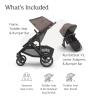 imageUPPAbaby Vista V3 Stroller  RumbleSeat V3  Convertible SingletoDouble Stroller System Toddler Seat RumbleSeat Accessory Adapters Included  Owen Mocha MlangeCarbon FrameChestnut Leather
