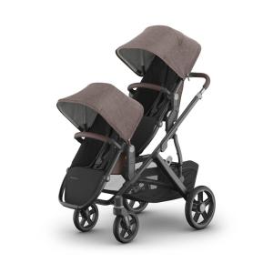 imageUPPAbaby Vista V3 Stroller  RumbleSeat V3  Convertible SingletoDouble Stroller System Toddler Seat RumbleSeat Accessory Adapters Included  Owen Mocha MlangeCarbon FrameChestnut Leather