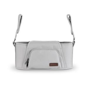 imageUPPAbaby CarryAll Parent Organizer  Easy Attach Universal Fit  Multiple Compartments for Beverages Snacks  Personal Items  Secure Zippered Pocket  CharcoalLight Grey