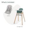 image:imageUPPAbaby Ciro High Chair  Cushion Accessory Bundle Sleek EasytoClean Design PerfectFit Tray to Bring Baby to Table Plush Cushion for Added Comfort Machine Washable Fabric  Emrick Green