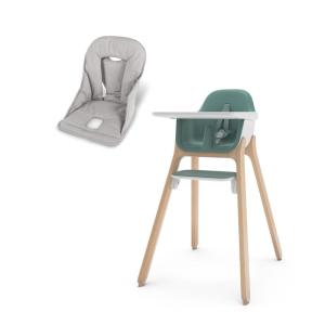 image:imageUPPAbaby Ciro High Chair  Cushion Accessory Bundle Sleek EasytoClean Design PerfectFit Tray to Bring Baby to Table Plush Cushion for Added Comfort Machine Washable Fabric  Emrick Green