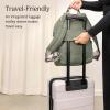 image:imageUPPAbaby Changing Backpack  Multiple Storage Compartments  Side Bottle  Laptop Pockets  Trolley Sleeve  Stroller Strap Attachment  Owen  Mocha Mlange  Chestnut LeatherJake  Charcoal  Black Leather