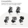 image:imageUPPAbaby Changing Backpack  Multiple Storage Compartments  Side Bottle  Laptop Pockets  Trolley Sleeve  Stroller Strap Attachment  Owen  Mocha Mlange  Chestnut LeatherEvelyn  Meadow Green  Chestnut Leather