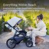 image:imageUPPAbaby Ridge V2 Jogging Stroller  AllTerrain Performance Suspension  NeverFlat Tires Built for Walking Running  Trails  Water Bottle Holder Included  James Black Carbon FrameJames Black