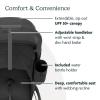 image:imageUPPAbaby Ridge V2 Jogging Stroller  AllTerrain Performance Suspension  NeverFlat Tires Built for Walking Running  Trails  Water Bottle Holder Included  James Black Carbon FrameJake Charcoal