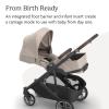image:imageUPPAbaby Cruz V3 Stroller  from Birth  Car Seat Compatible  FullSize Reversible Seat  Infant Insert Bug and Rain Shields Included  Ada  Sandstone MlangeCarbon FrameChestnut LeatherAda Sandstone Mlange