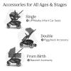 image:imageUPPAbaby Cruz V3 Stroller  from Birth  Car Seat Compatible  FullSize Reversible Seat  Infant Insert Bug and Rain Shields Included  Ada  Sandstone MlangeCarbon FrameChestnut LeatherGreyson Charcoal Mlange