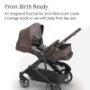 image:imageUPPAbaby Cruz V3 Stroller  from Birth  Car Seat Compatible  FullSize Reversible Seat  Infant Insert Bug and Rain Shields Included  Ada  Sandstone MlangeCarbon FrameChestnut LeatherOwen Mocha Mlange