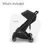 image:imageUPPAbaby Minu Duo SidebySide Double Stroller  Lightweight  Compact Design for Travel  Easy Fold from Birth to Toddler  Independent Recline Ada SandstoneCarbon FrameChestnut LeatherJake CharcoalCarbon FrameBlack Leather