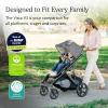 image:imageUPPAbaby Vista V3 Convertible SingletoDouble Stroller for Baby amp Toddler 30 Configurations Travel System Compatible AllWheel Suspension XL Basket  Ada Sandstone MlangeCarbon FrameAda Sandstone Mlange