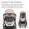 image:imageUPPAbaby Vista V3 Convertible SingletoDouble Stroller for Baby amp Toddler 30 Configurations Travel System Compatible AllWheel Suspension XL Basket  Ada Sandstone MlangeCarbon FrameAda Sandstone Mlange