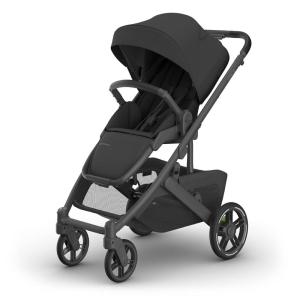 image:imageUPPAbaby Cruz V3 Stroller  from Birth  Car Seat Compatible  FullSize Reversible Seat  Infant Insert Bug and Rain Shields Included  Ada  Sandstone MlangeCarbon FrameChestnut LeatherJake Charcoal