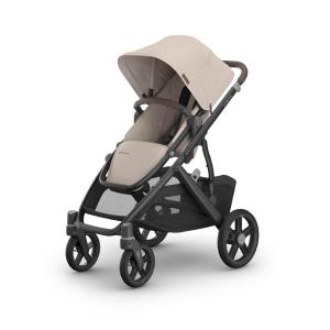 image:imageUPPAbaby Vista V3 Convertible SingletoDouble Stroller for Baby amp Toddler 30 Configurations Travel System Compatible AllWheel Suspension XL Basket  Ada Sandstone MlangeCarbon FrameAda Sandstone Mlange
