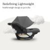 image:imageUPPAbaby Aria V2 Lightweight Infant Car Seat  Just Under 6 lbs  Base with Load Leg  Infant Insert  AllWeather FootCover Included  Direct Stroller Attachment  Ada SandstoneGreyson Charcoal Mlange