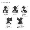 image:imageUPPAbaby Aria V2 Lightweight Infant Car Seat  Just Under 6 lbs  Base with Load Leg  Infant Insert  AllWeather FootCover Included  Direct Stroller Attachment  Ada SandstoneJake Charcoal