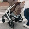 image:imageUPPAbaby Changing Backpack  Multiple Storage Compartments  Side Bottle  Laptop Pockets  Trolley Sleeve  Stroller Strap Attachment  Ada Sandstone Mlange  Chestnut LeatherAnthony White and Grey ChenilleChestnut Leather