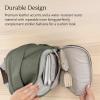 image:imageUPPAbaby Changing Backpack  Multiple Storage Compartments  Side Bottle  Laptop Pockets  Trolley Sleeve  Stroller Strap Attachment  Ada Sandstone Mlange  Chestnut LeatherSavannah Pearl Gray JacquardChestnut Leather