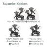 image:imageUPPAbaby RumbleSeat V3 Second Lower Seat  Compatible with Vista V2 and Vista V3  AllWeather Seat  Magnetic Buckle  Adapters Included  Ada Sandstone MlangeCarbon FrameChestnut LeatherAda Sandstone MelangeCarbon FrameChestnut Leather