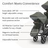 image:imageUPPAbaby RumbleSeat V3 Second Lower Seat  Compatible with Vista V2 and Vista V3  AllWeather Seat  Magnetic Buckle  Adapters Included  Ada Sandstone MlangeCarbon FrameChestnut LeatherEvelyn Meadow GreenGraphite FrameChestnut Leather