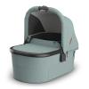 image:imageUPPAbaby Bassinet V3  Compatible with Vista Cruz Ridge Strollers  Overnight Sleep Solution  Mattress Sheet and Bug Shield Included  Ada Sandstone MlangeCarbon FameKenzi Mystic AquaCarbon Frame