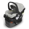 image:imageUPPAbaby Mesa V3 Infant Car Seat  Easy Installation  SmartSecure Technology  Attaches to Stroller  Base  Infant Insert Included  Ada SandstoneSavannah Pearl Gray Jacquard