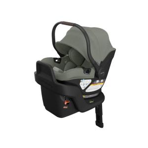 image:imageUPPAbaby Aria V2 Lightweight Infant Car Seat  Just Under 6 lbs  Base with Load Leg  Infant Insert  AllWeather FootCover Included  Direct Stroller Attachment  Ada SandstoneEvelyn Meadow Green