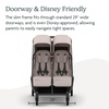 image:imageUPPAbaby Minu Duo SidebySide Double Stroller  Lightweight  Compact Design for Travel  Easy Fold from Birth to Toddler  Independent Recline James BlackCarbon FrameBlack LeatherAda Sandstone MelangeCarbon FrameChestnut Leather