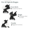 image:imageUPPAbaby Minu V3 Travel Stroller  Lightweight  Compact Design  OneHand Fold  Unfold  from Birth  Overhead Compatible  James BlackCarbon FrameBlack LeatherAda Sandstone MelangeCarbon FrameChestnut Leather