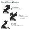 image:imageUPPAbaby Minu V3 Travel Stroller  Lightweight  Compact Design  OneHand Fold  Unfold  from Birth  Overhead Compatible  James BlackCarbon FrameBlack LeatherJake CharcoalCarbon FrameBlack Leather