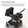 image:imageUPPAbaby Cruz V3 Stroller  from Birth  Car Seat Compatible  FullSize Reversible Seat  Infant Insert Bug and Rain Shields Included  James BlackCarbon FrameBlack LeatherJake Charcoal