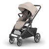 image:imageUPPAbaby Cruz V3 Stroller  from Birth  Car Seat Compatible  FullSize Reversible Seat  Infant Insert Bug and Rain Shields Included  James BlackCarbon FrameBlack LeatherAda Sandstone Mlange