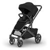 image:imageUPPAbaby Cruz V3 Stroller  from Birth  Car Seat Compatible  FullSize Reversible Seat  Infant Insert Bug and Rain Shields Included  James BlackCarbon FrameBlack LeatherJames Black