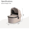 image:imageUPPAbaby Bassinet V3  Fits with Vista Cruz Ridge Strollers  JamesAda Sandstone Mlange