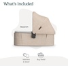 image:imageUPPAbaby Bassinet V3  Fits with Vista Cruz Ridge Strollers  JamesDeclan Oat Mlange