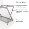 image:imageUPPAbaby Bassinet V3  Fits with Vista Cruz Ridge Strollers  JamesGrey