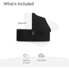 image:imageUPPAbaby Bassinet V3  Fits with Vista Cruz Ridge Strollers  JamesJames Black