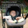 image:imageUPPAbaby Cruz V3 Stroller  Aria V2 Lightweight Car Seat Travel System Combo  Toddler Seat Bumper Bar Bug and Rain Shield Car Seat Base and Infant Insert Included  Callum Stone BlueCallum Stone Blue
